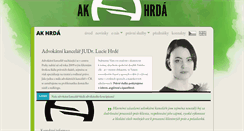 Desktop Screenshot of hrda.cz