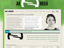 Tablet Screenshot of hrda.cz